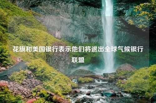 花旗和美国银行表示他们将退出全球气候银行联盟